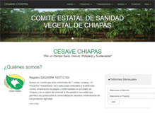 Tablet Screenshot of cesavechiapas.org.mx